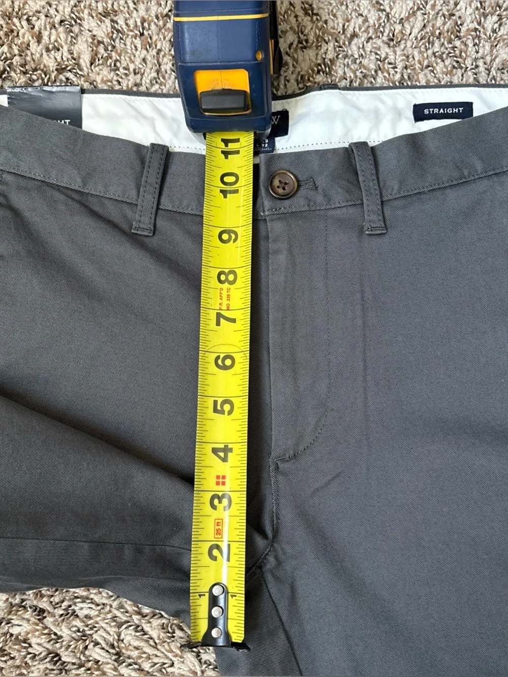 J. Crew Straight Gray Chino Pants
